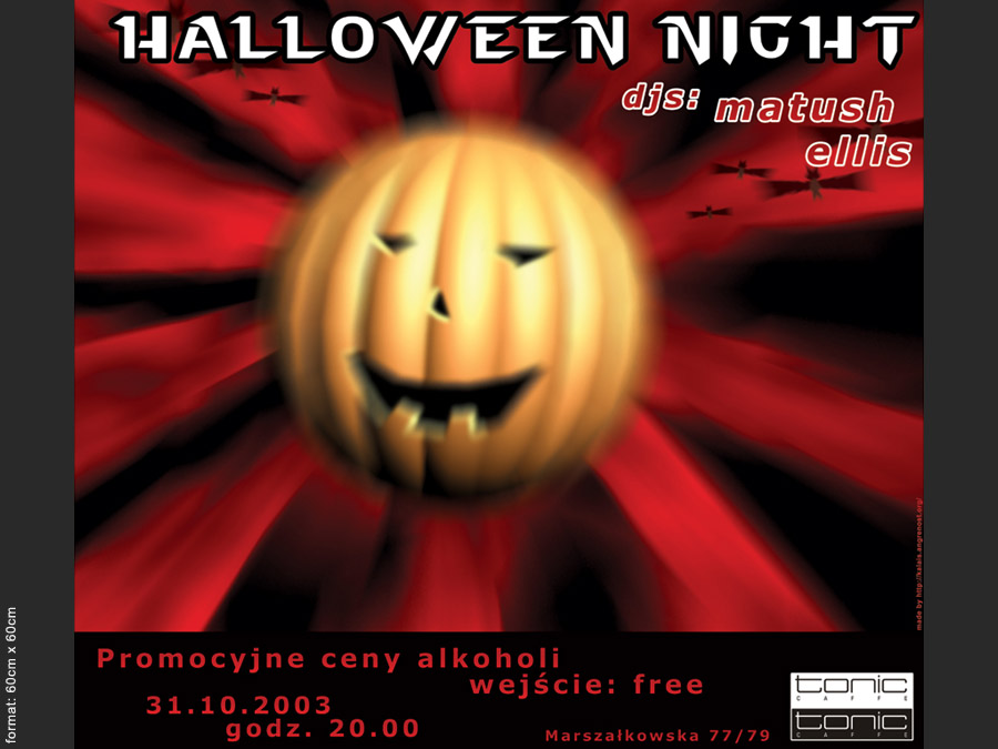 tonic caffe - halloween night