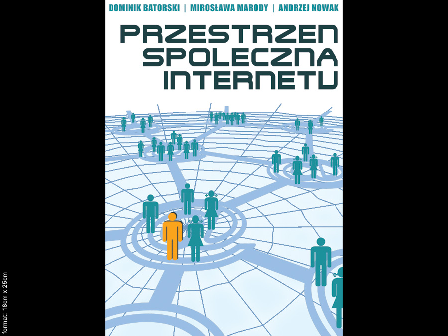 społeczna przestrzeń internetu - projekt okładki