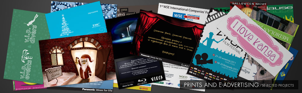 Prints and e-advertising