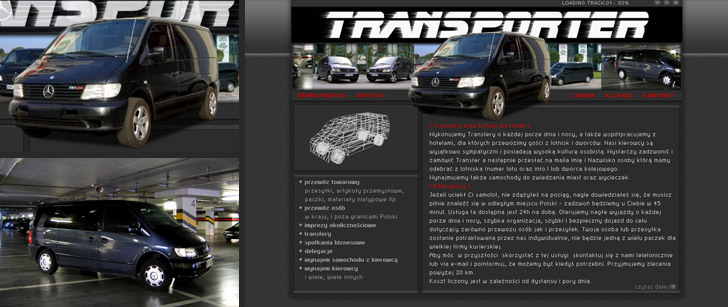 Strona www - Transporter