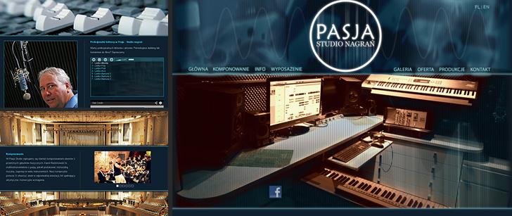 Website - Passion studio